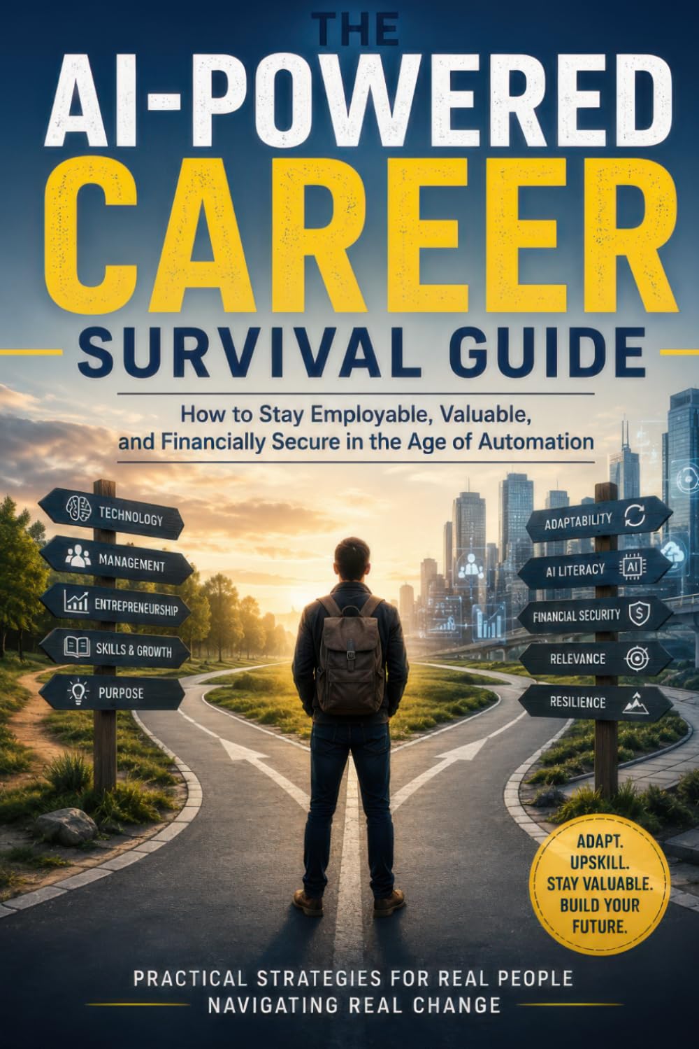 The AI-Powered Career Survival Guide: How to Stay Employable, Valuable, and Financially Secure in the Age of Automation