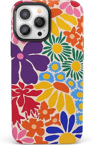 Vista 508 de Casely - Funda para iPhone 14 Pro Max, Viva La Vida, Frida Kahlo Floral Collage, compatible con MagSafe 10 Frida Kahlo Viva La Vida Collage