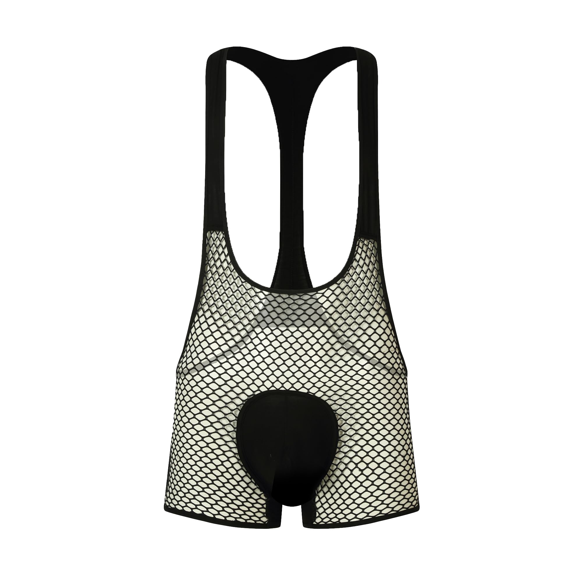 YOOBNG Mens Mesh Bodysuit See Through Wrestling Singlet Fishnet Boxer Leotrad for Clubwear — image 1