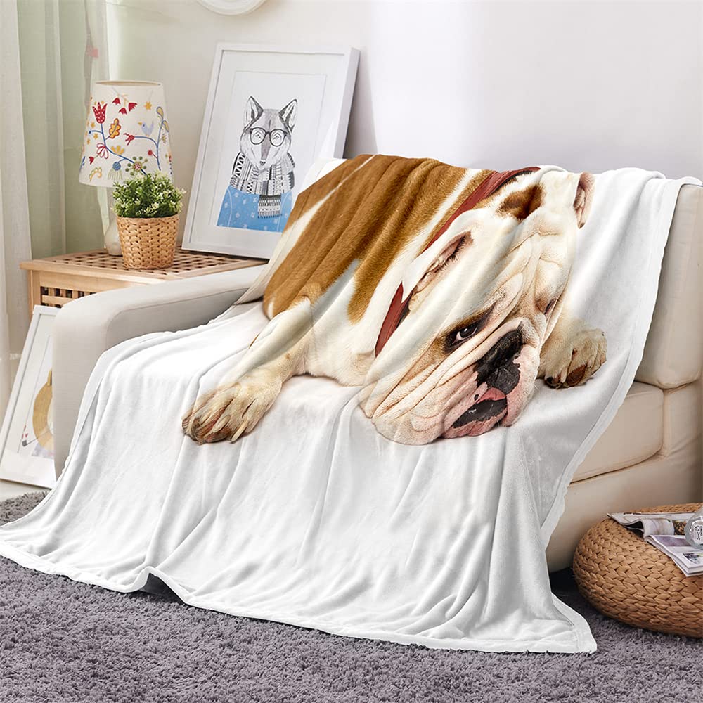 Chickw1 Chaudes Couverture Plaid Canape En Flanelle, Moelleuse Couverture En Polaire Légères Couvertures Couverture Lit Pour Enfants Adultes Lit Ou Canapé (Chien Alaska,180x240cm