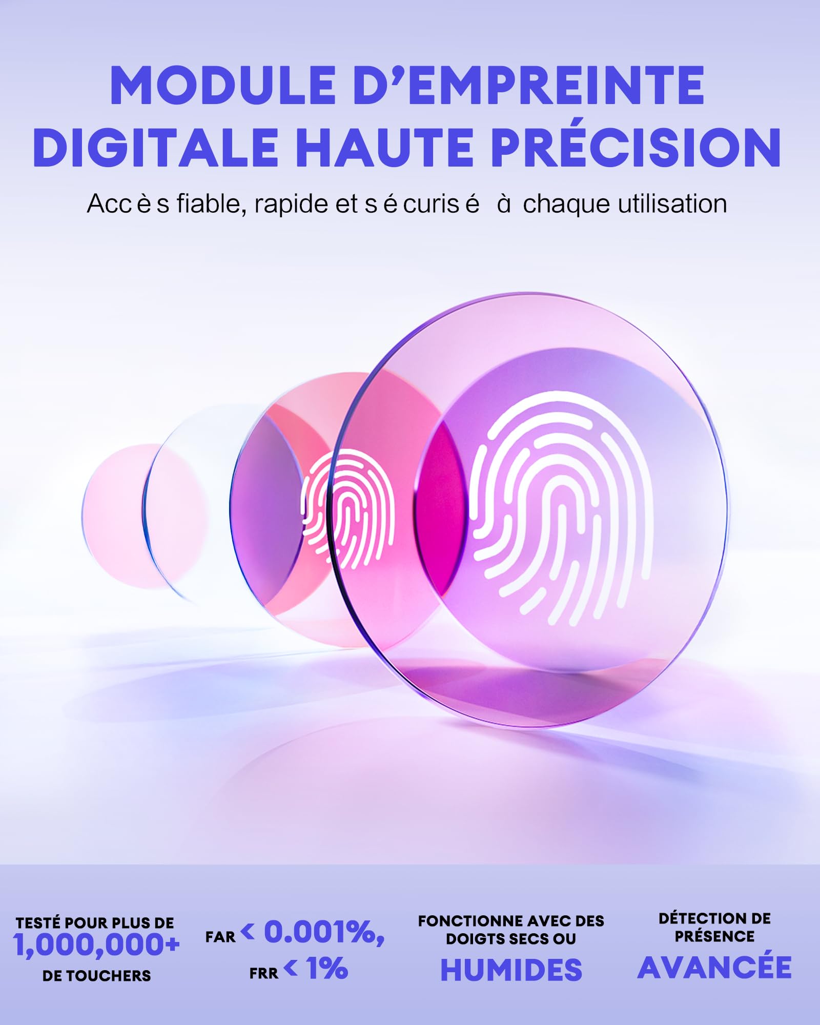 NGTeco WiFi Pointeuse pour Employés Petite Entreprise, W3 WiFi Biométrique Pointeuse à Empreinte Digitale, pointeuse horaire Personnel avec APP pour iOS Android (Français)