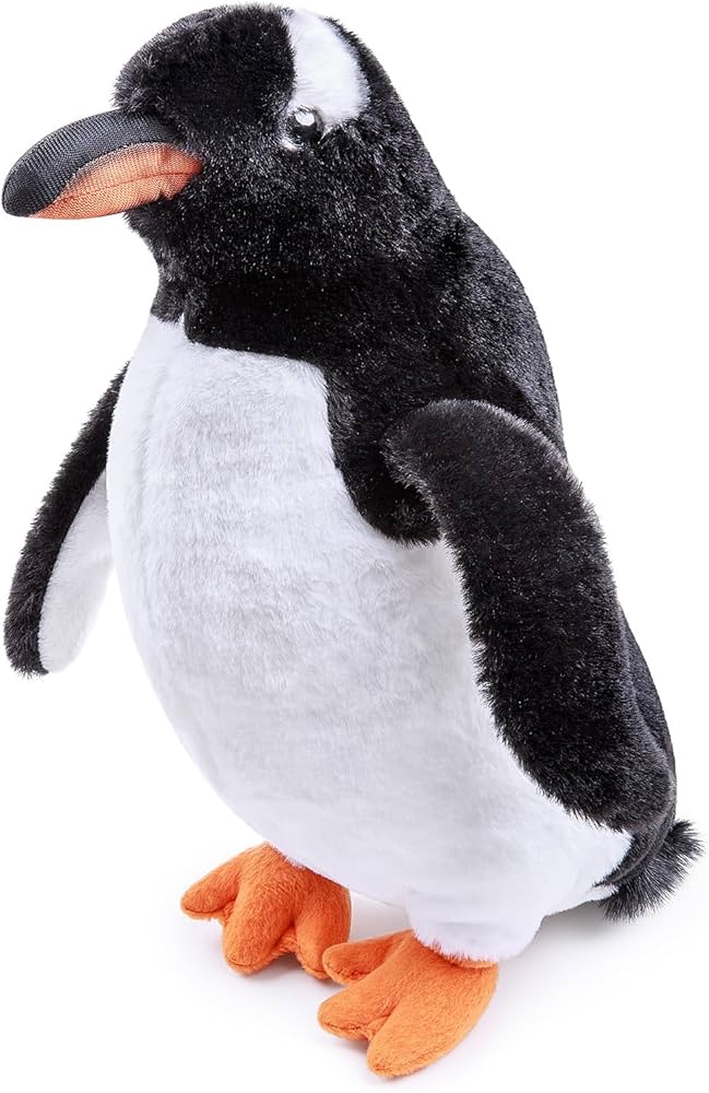 Amazon.co.jp: lilizzhoumax ジェンツーペンギンのぬいぐるみ
