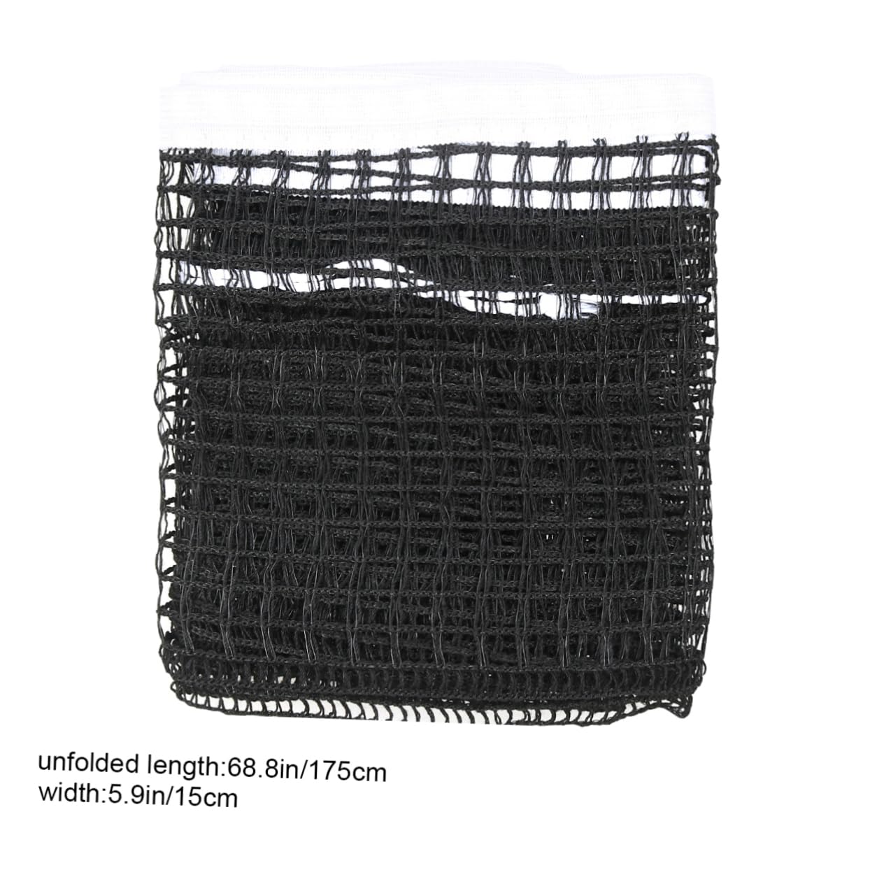 balacoo 2Pcs Nylon Regulation Pong Net Reusable Table Tennis Replacement Net for Use Lightweight Durable for Home Office Black