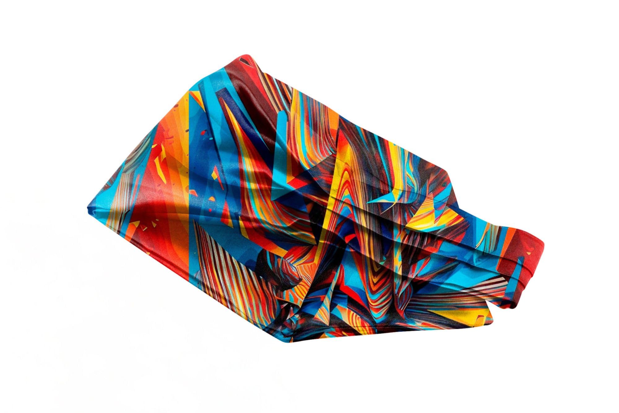 blacksmith Multi Abstract Printed Ascot for Men - Scarf Neckwear for Men with Matching Pocket Square-picture-34