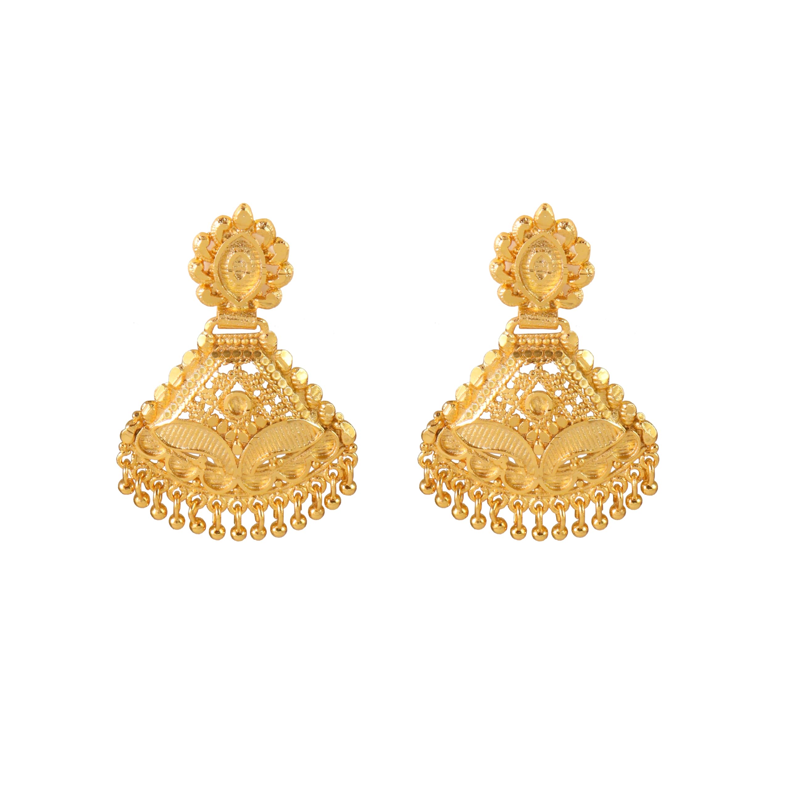 CUTE GOLD One Gram Forming Gold Plated Fashion Jewellery Traditional Earring for Women & Girls (EAR-5024) (B0D4VJZLDC) Amazon Price History, Amazon Price Tracker