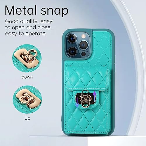 Miniatura 5 de Asuwish Funda de teléfono para iPhone 11 Pro Max 6.5 con tarjetero para tarjeta de crédito, correa cruzada para el hombro, cordón largo, accesorios