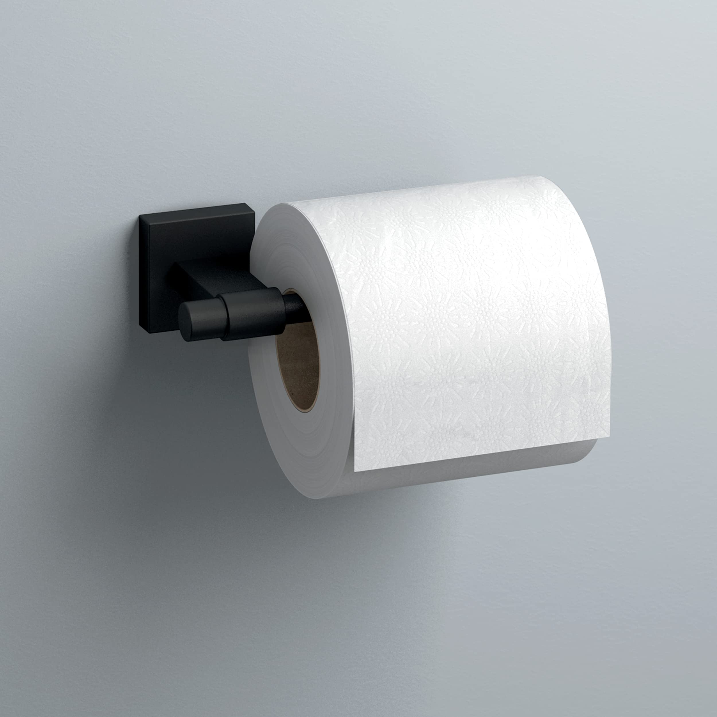 Delta Single Post Toilet Paper Holder | Matte Black | Wall Mount | Maxted Bathroom Accessories — Amazon image 2