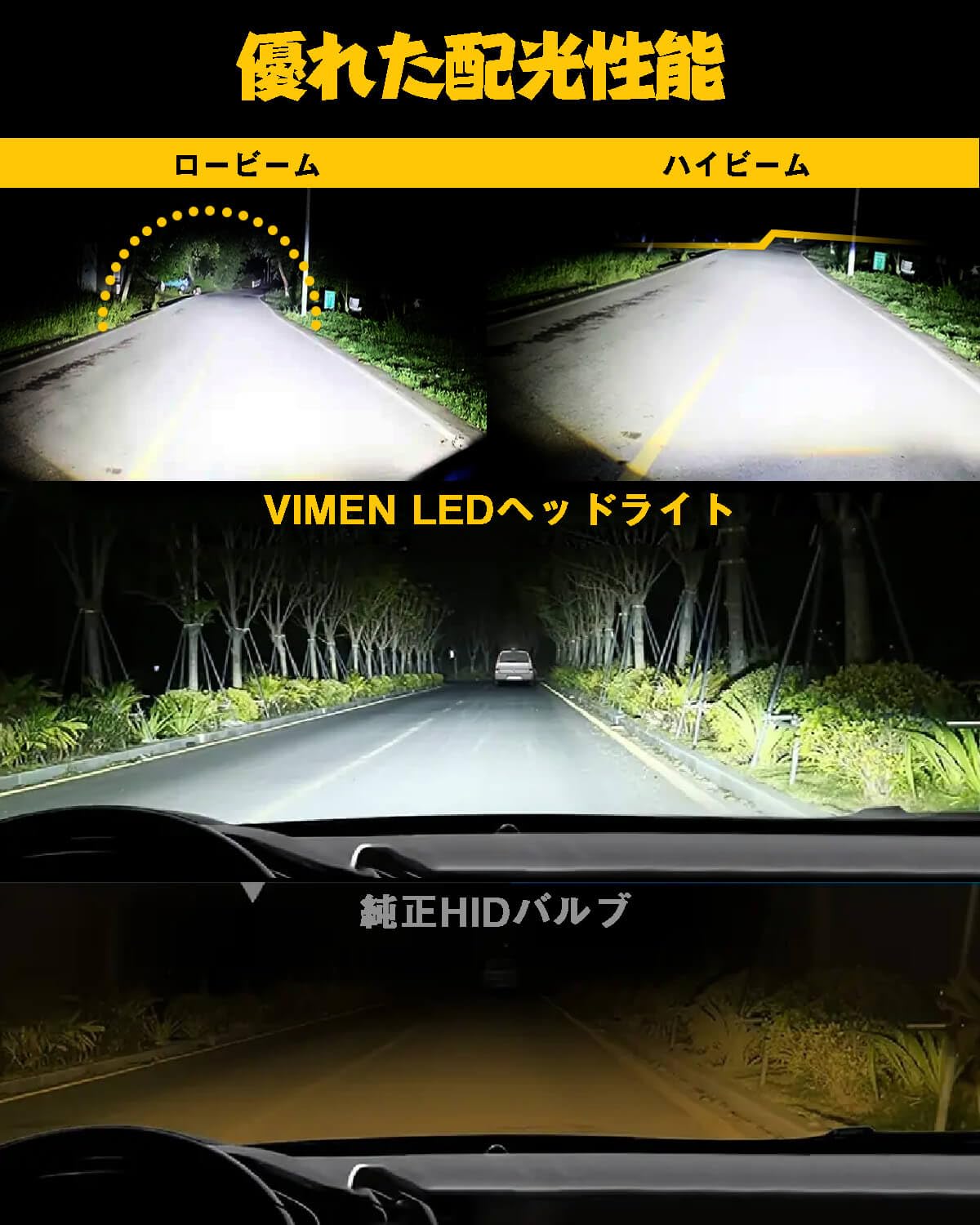Amazon | D4S LED ヘッドライト ポン付けled化 爆光 純正交換用 一体型