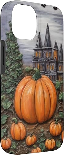 Miniatura 6 de Carcasa para iPhone 12 Pro Max con diseño floral vintage para Halloween y otoño