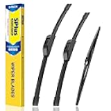 Windshield Wipers Replacement for Toyota Prius 2015-2010 Premium All Weather Front & Rear Wiper Blades 26