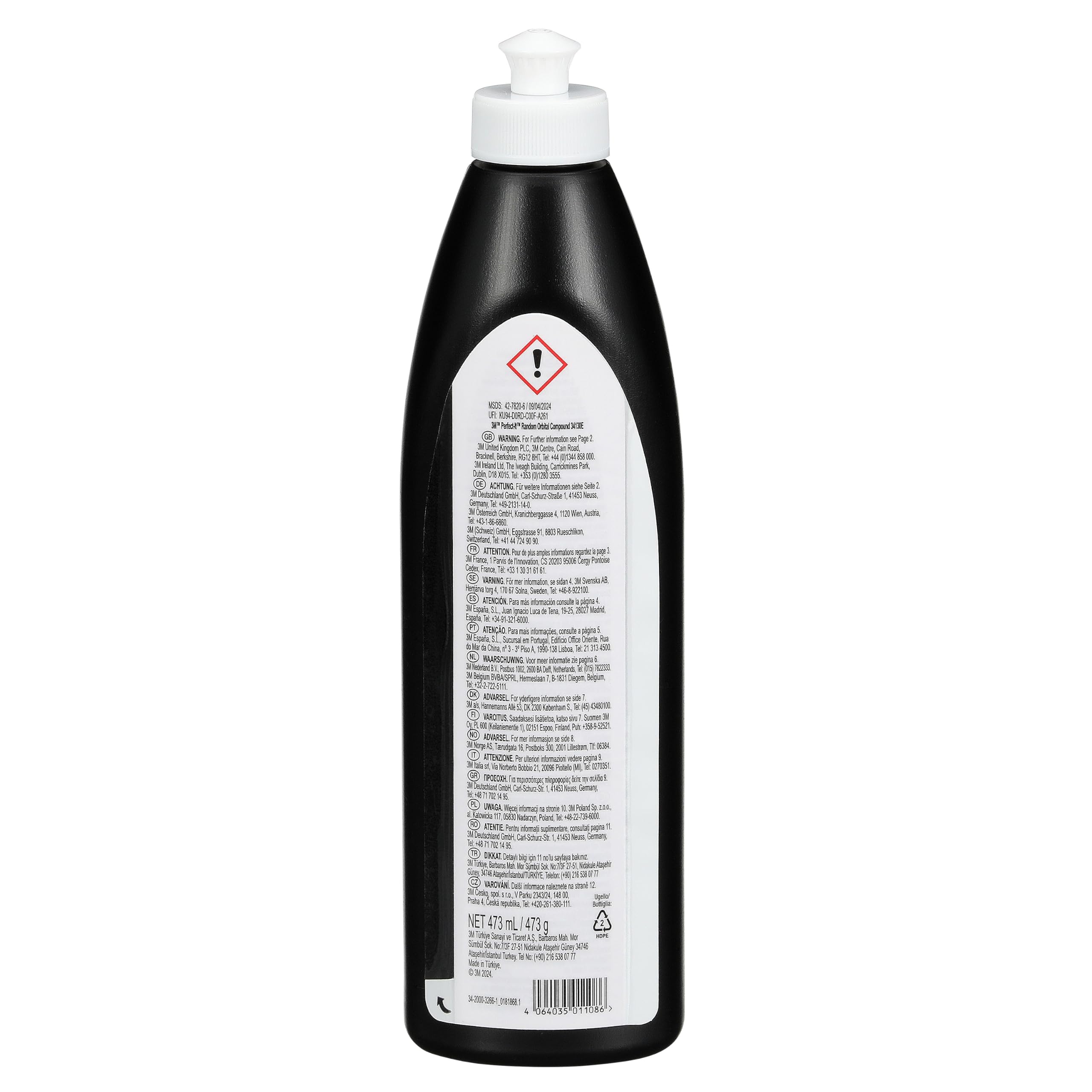3M Perfect-It Liquide de polissage pour système roto-orbital, 473 ml, 34130E