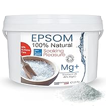 Sali Piedi Sali da bagno, Pediluvio Detox, Sali di Epsom, Sali Rilassanti, Esfoliante Naturale, Magnesio, Celtic Salt, Pedicure, Antimicotico, Drenante Gambe Gonfie, Fertilizzante per piante 2500g