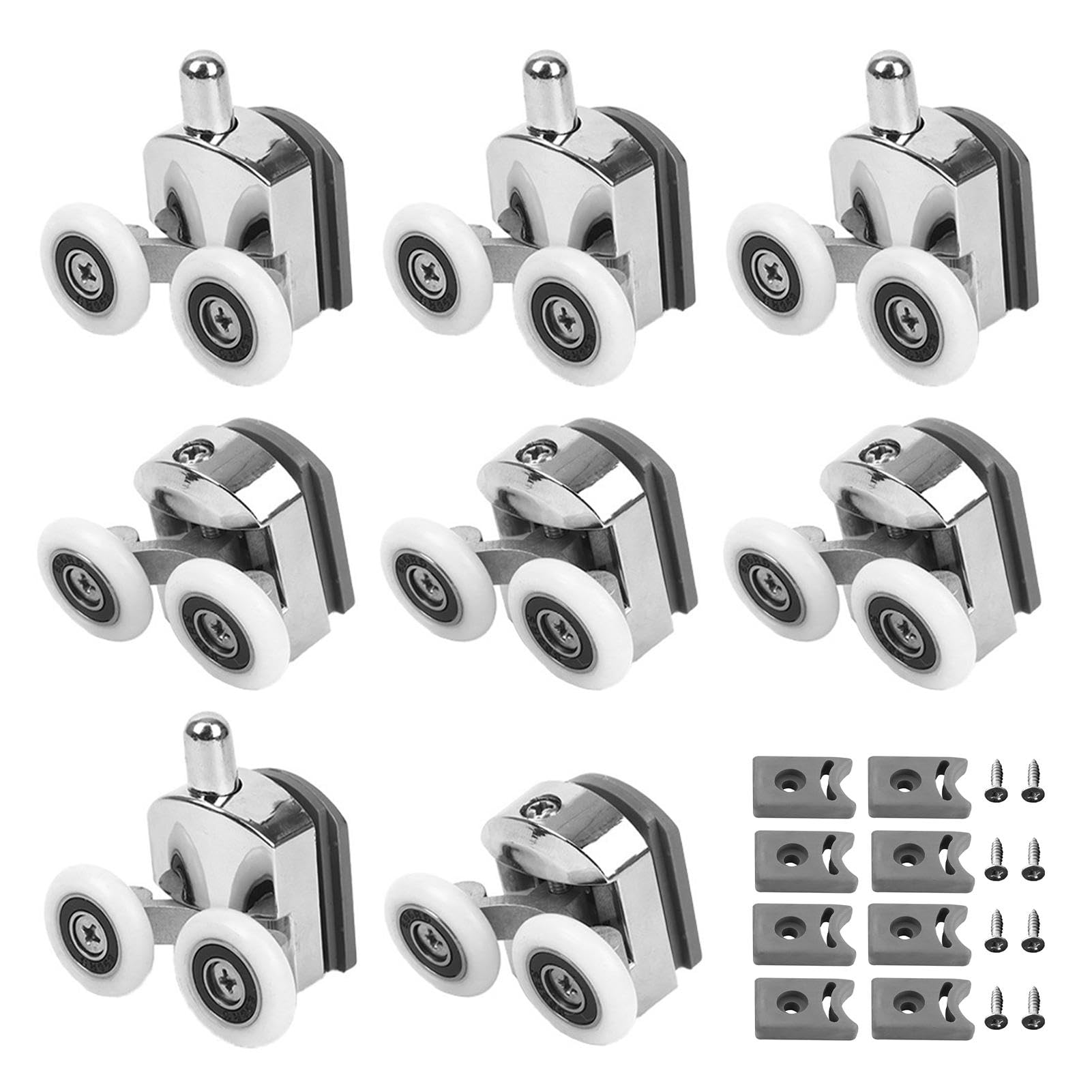 8 Pcs Shower Door Rollers