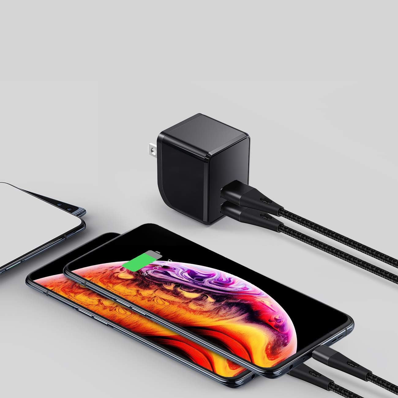 Internal view of JDB USB Wall Charger highlighting safety features