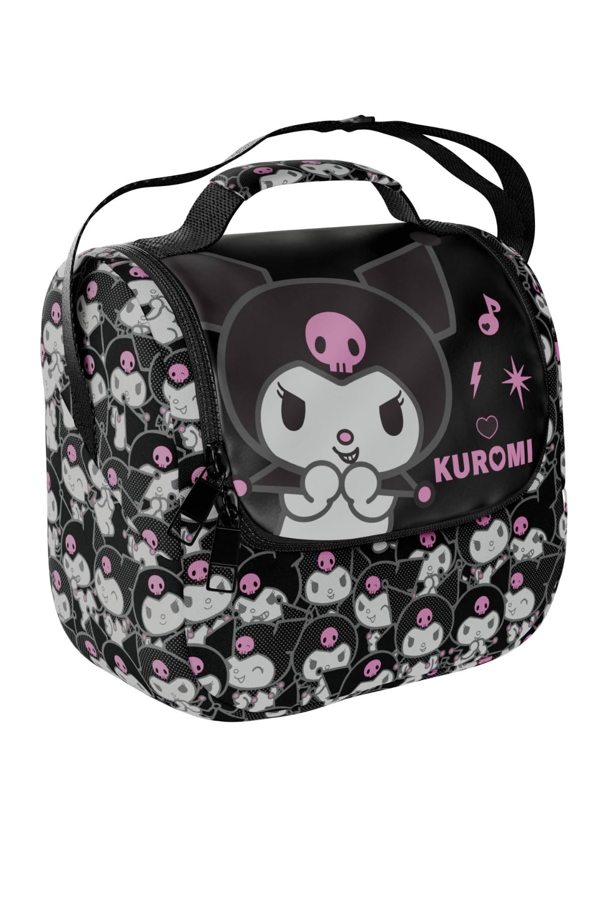 Probag Kuromi Tasarımlı Kız Çocuk 3lü Okul Çanta Seti Sırt Çantası Termal Beslenme Çantası Kalemlik