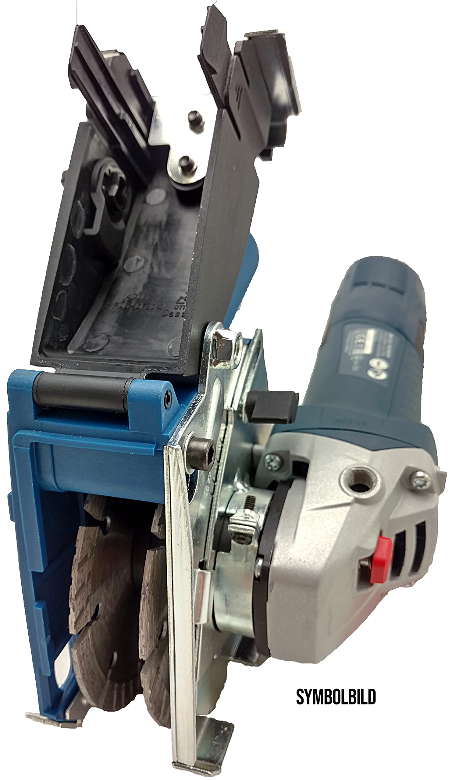 Aspirapolvere per frese da muro 125 mm + 2 X Laser Roxx 125