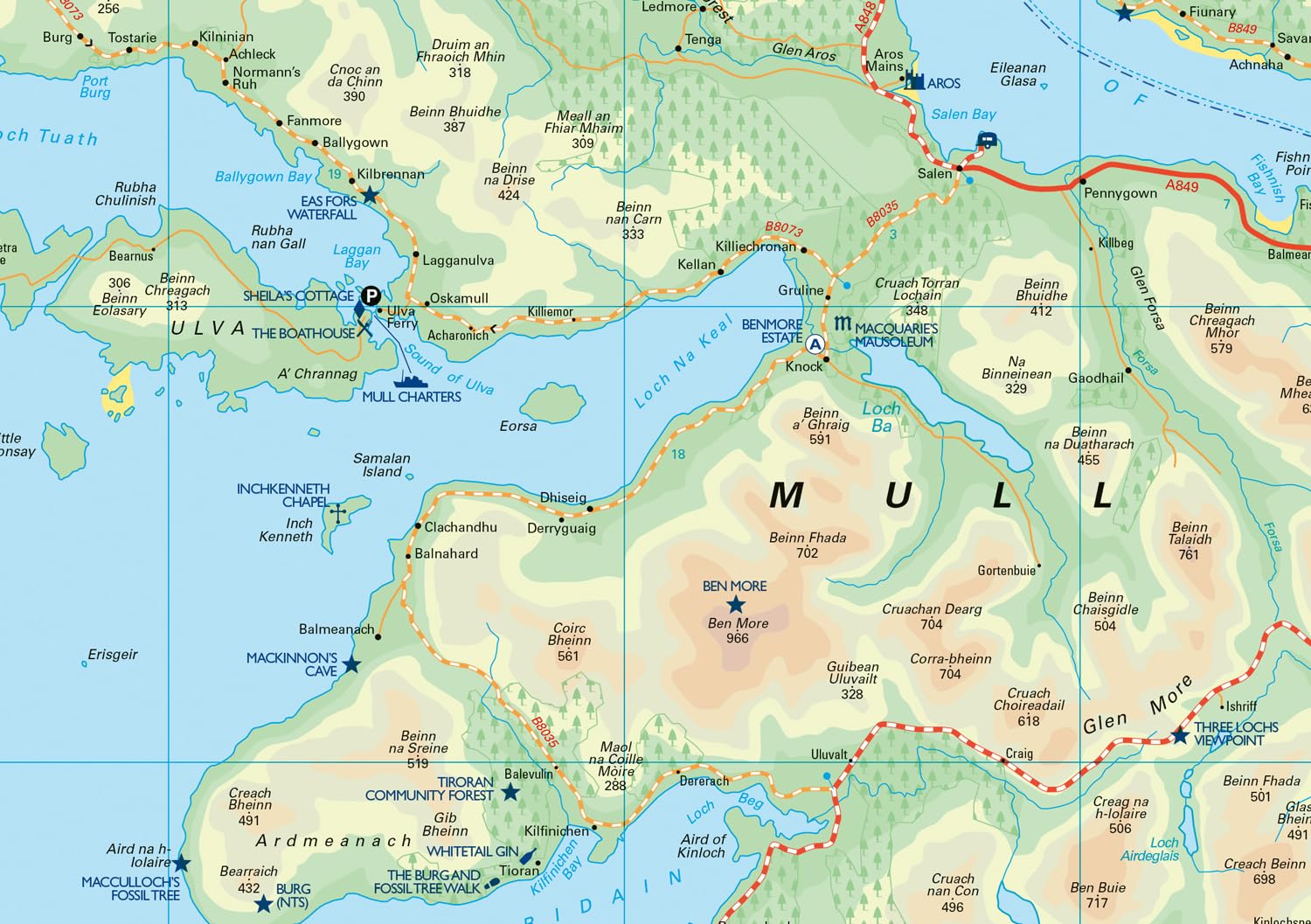 Mull and Iona Pocket Map: The perfect way to explore Mull and Iona