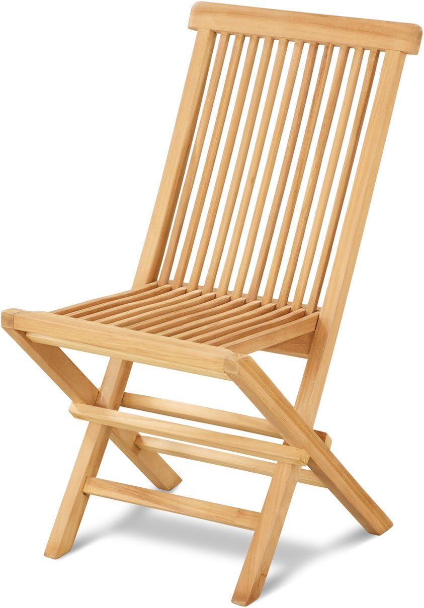 Teak Classic Folding Patio Chair Amazon.ca Home