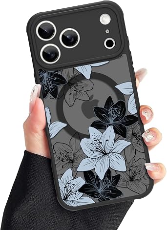 ZIYE Case for iPhone 17 Pro Max Cute Flower Floral Pattern Design