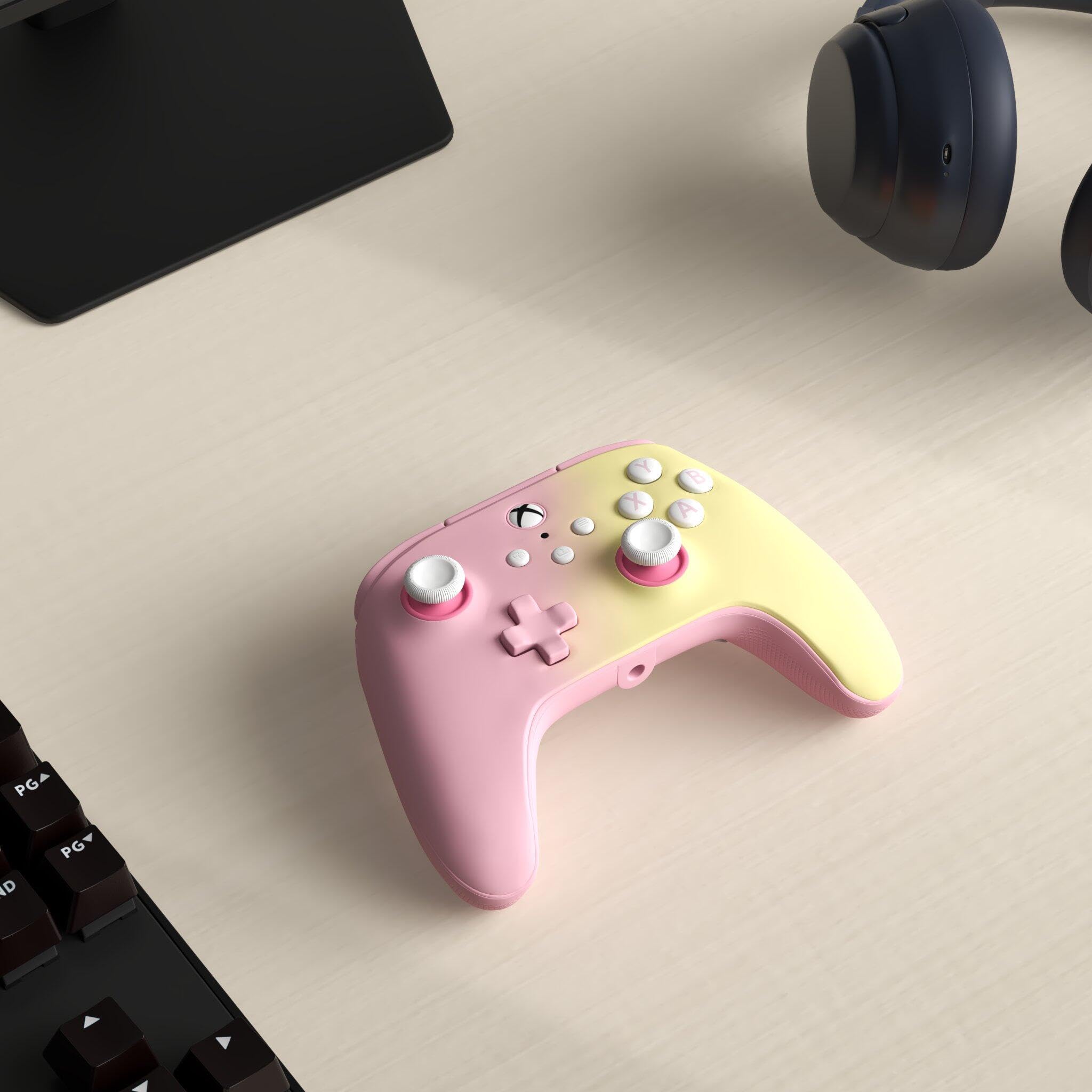 PowerA Advantage Wired Controller for Xbox Series X|S - Sparkle, gamepad, wired video game controller, gaming controller, USB-C, Works with Xbox One, Officially Licensed for Xbox