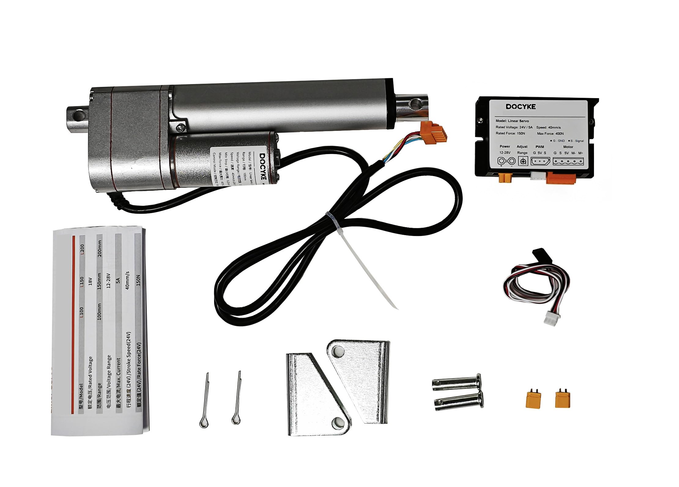 Amazon.com: DOCYKE Digital Linear Servo Actuators, Long Stroke