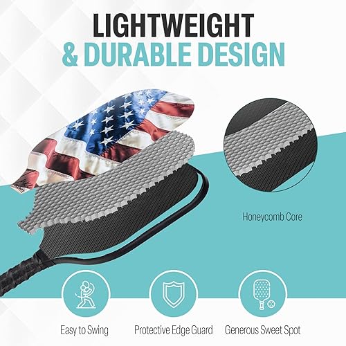 Miniatura 5 de Carbon Fiber Pickleball Paddles  Lightweight, Durable Pickleball Racket - Toray 700 Carbon Pickleball Paddle - Enhanced Spin Texture Pickleball