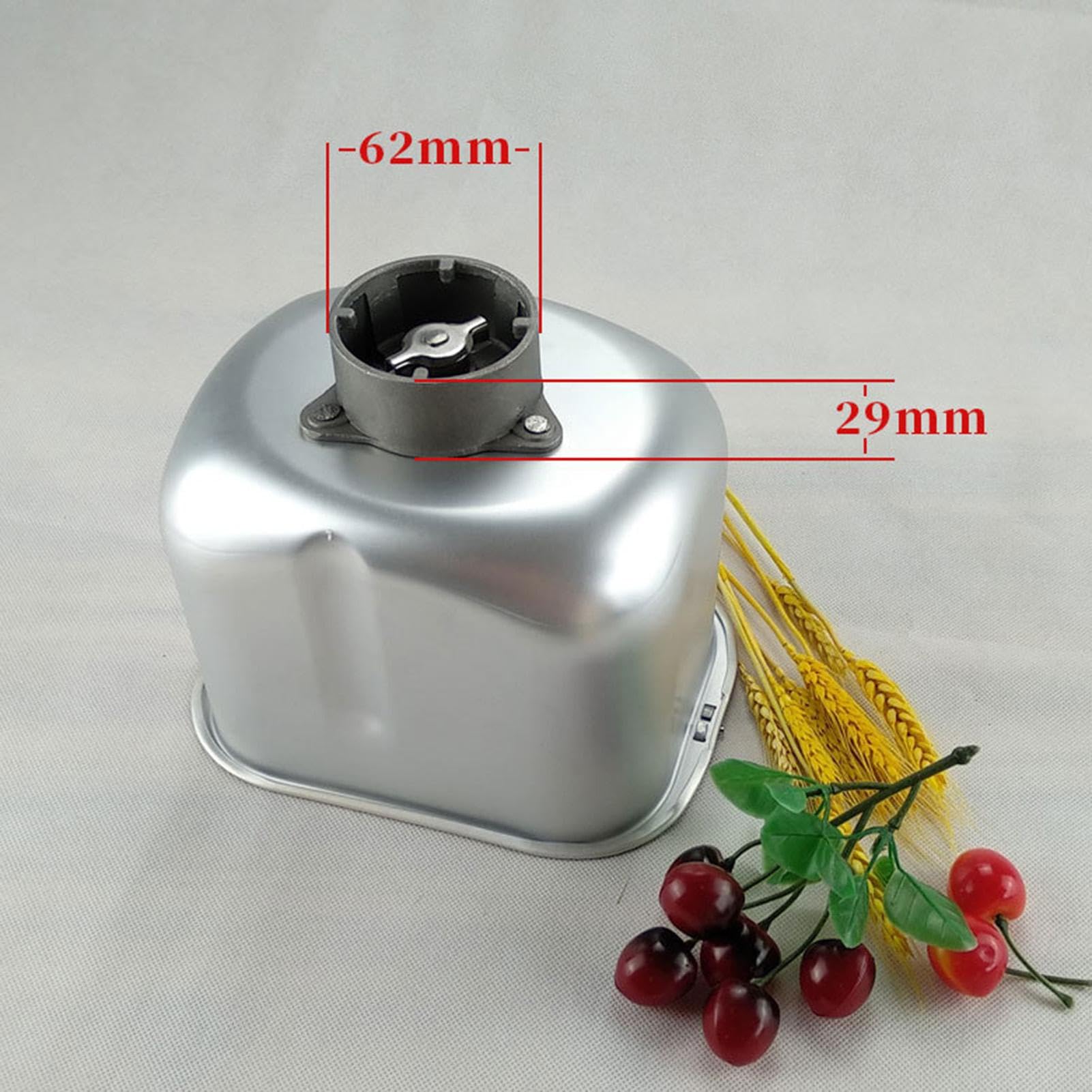 Brotmaschinen-Einsatz, Brotmaschinen-Backeimer, Brotfassauskleidung aus Aluminiumlegierung, Zubehör für Brotmaschinen, Mehrzweck-Brotmaschine, Ersatzteil für Brotbackautomaten zum Mischen von