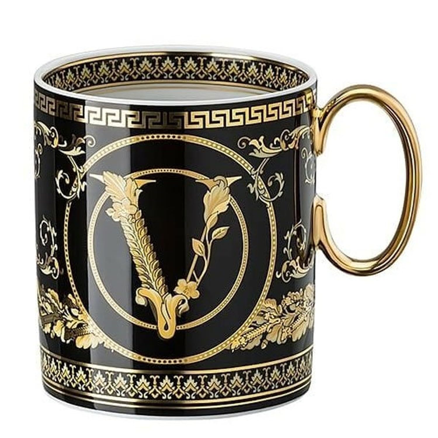 Versace by Rosenthal Becher Virtus Gala Black - Porzellan - 300 ml