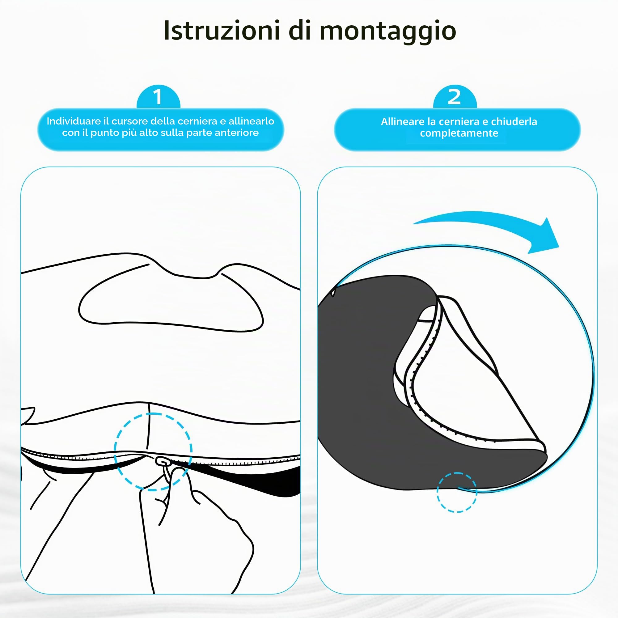 Ciambella per Sedersi Ergonomica – Cuscino Sedia in Memory Foam, Ciambella Antidecubito per Casa, Ufficio e Auto, Cuscino Sedia Confortevole