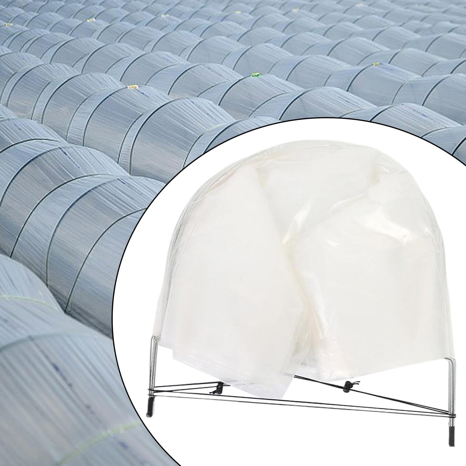 Copertura per Serra, Tenda per Piante, Impermeabile, Riutilizzabile, Trasparente, Multiuso, Tende antigelo, Copertura per Serra, pianta da Esterno
