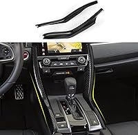 Vista 20 de Calcomanías para cubierta de panel de control de elevación de ventana de automóvil para Honda Civic 2016-2021, accesorios de 10ª