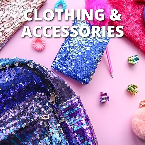 Miniatura 8 de Mandala Crafts 20000 lentejuelas transparentes para manualidades, lentejuelas paillettes de 0.236 pulgadas para costura, lentejuelas redondas de