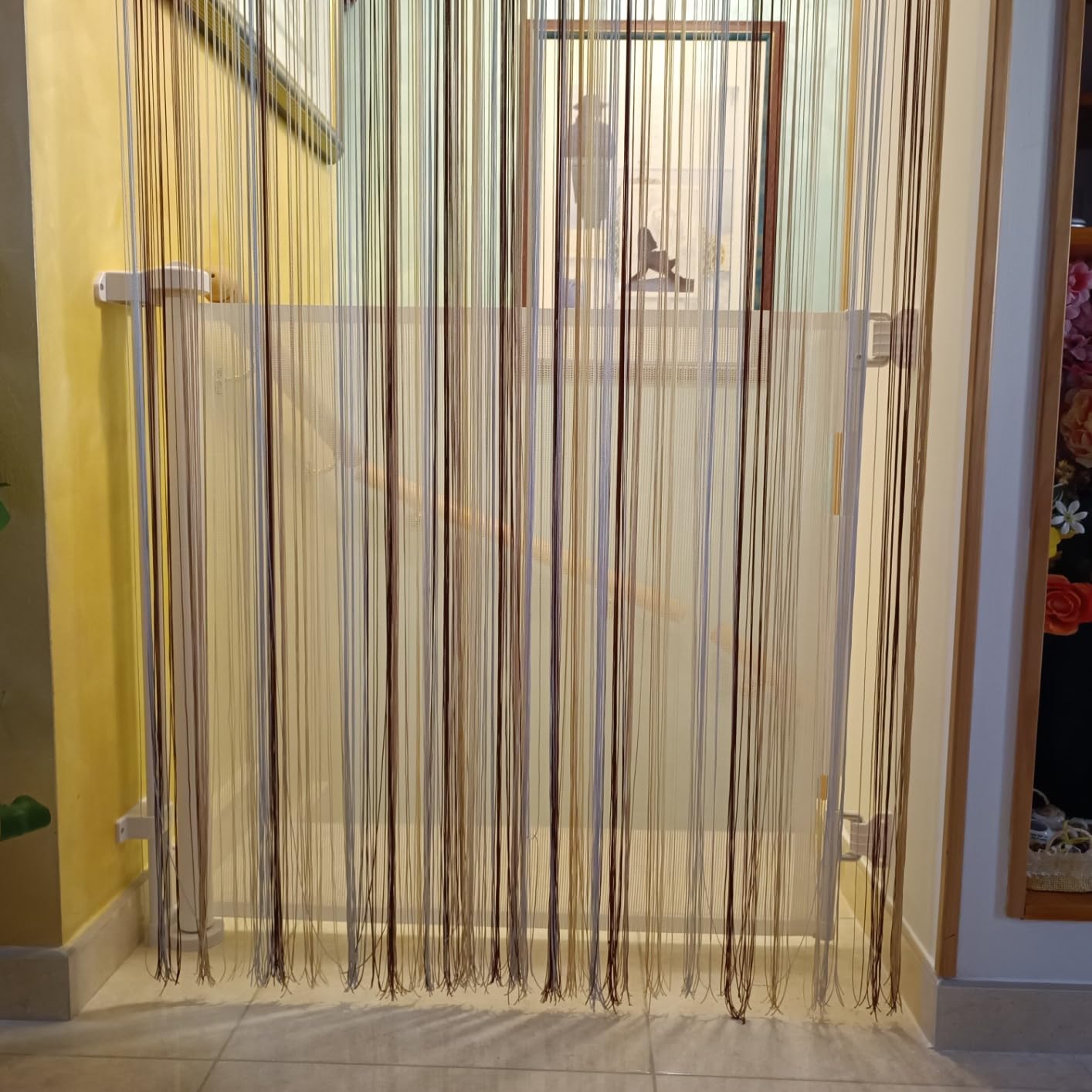 Cancello retrattile VEVOR 410×99 cm, rete nera, rinforzi in fibra di vetro, anti-scavalco, per terrazze, porte, garage, interno | Leroy Merlin