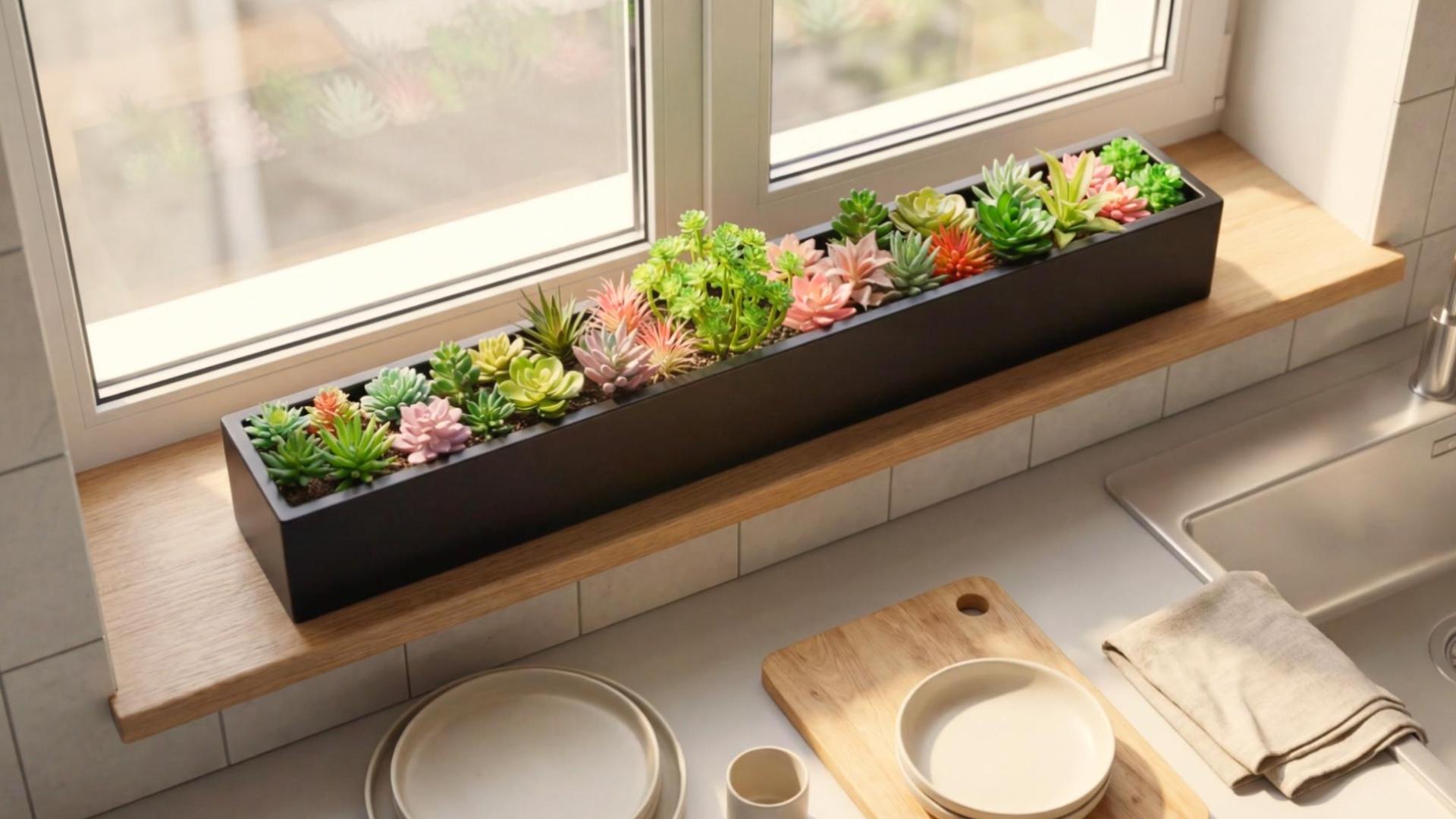 Amazon.com : FillTouch 1 Pcs Long Rectangular Planter Box Window