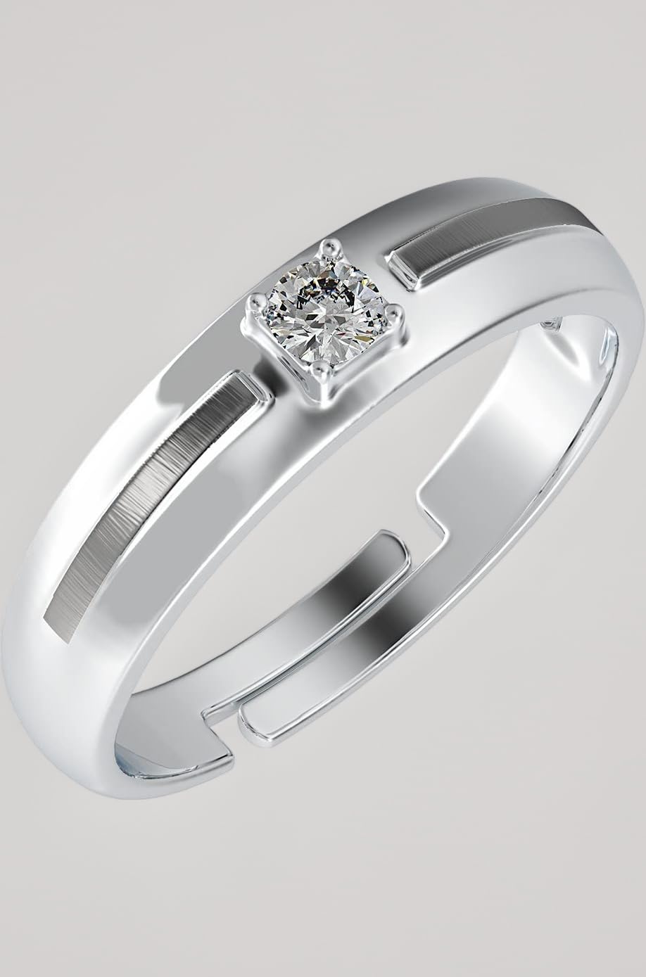 Pure 925 Sterling Silver Nario Adjustable Ring Gift for Men and Boys