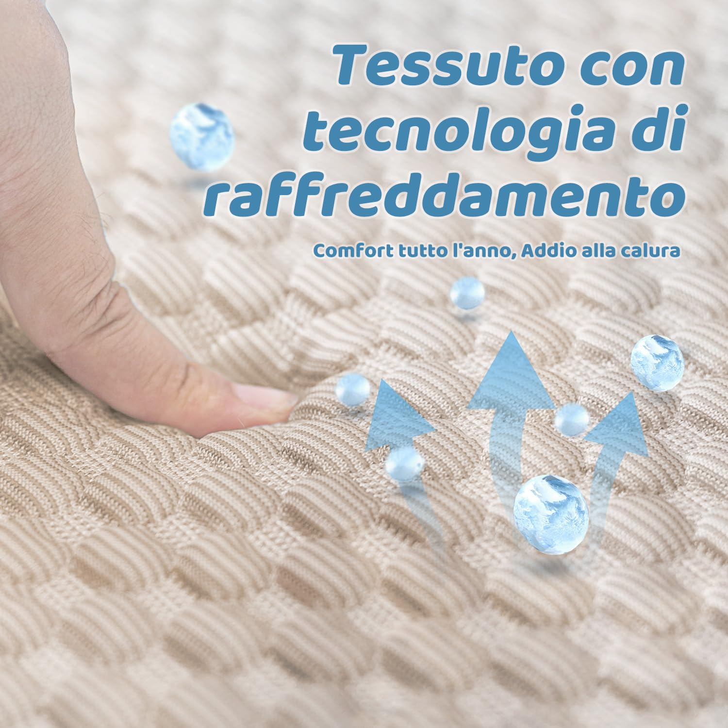 Tappeto Per Neonati Spesso 2 Cm - Con Tecnologia Di Raffreddamento, Antiscivolo, Morbido Per Gattonamento