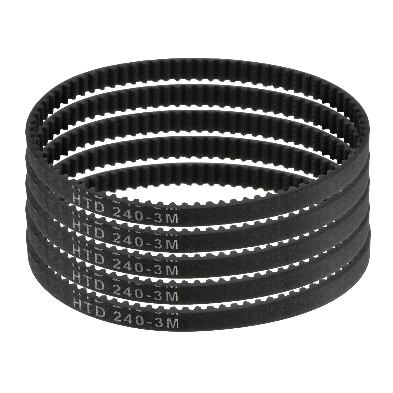 uxcell 5pcs HTD-3M Rubber Timing Belt 67 Teeth, 201mm L x 6mm Wd x 2.4mm H — Amazon image 24