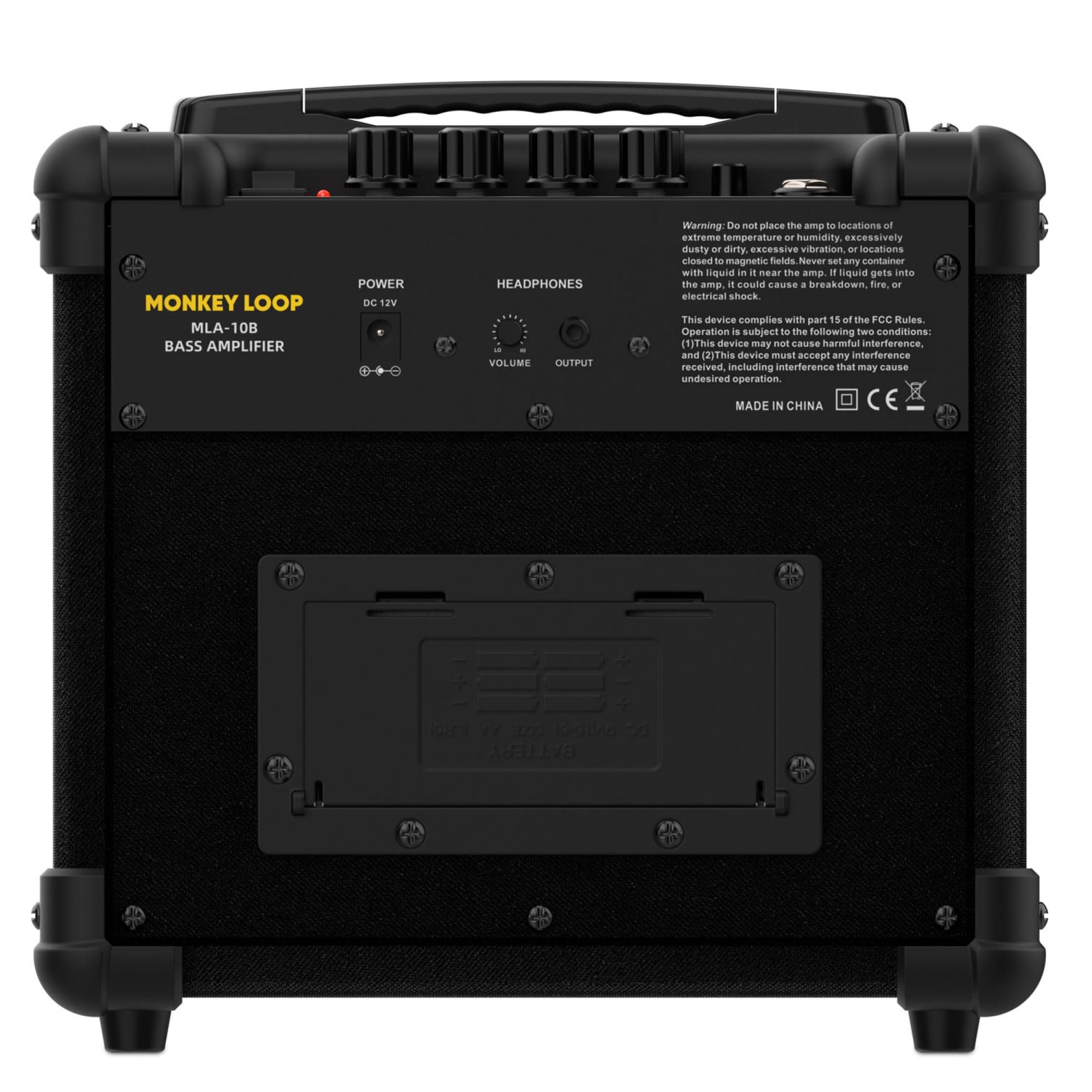 Monkey Loop MLA-10B Amplificatore per basso combo 10 W 5 pollici 4 Ohm