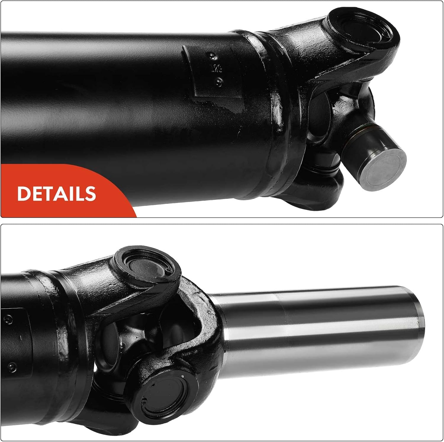 A-Premium Rear Drive Shaft Driveshaft Assembly Compatible with Chevrolet Silverado 2500 HD 2007-2010 & GMC Sierra 2500 HD 2007-2010, [4WD Automatic 6L90 Trans 133.0" Wheelbase 97.6" Bed], Prop Shaft
