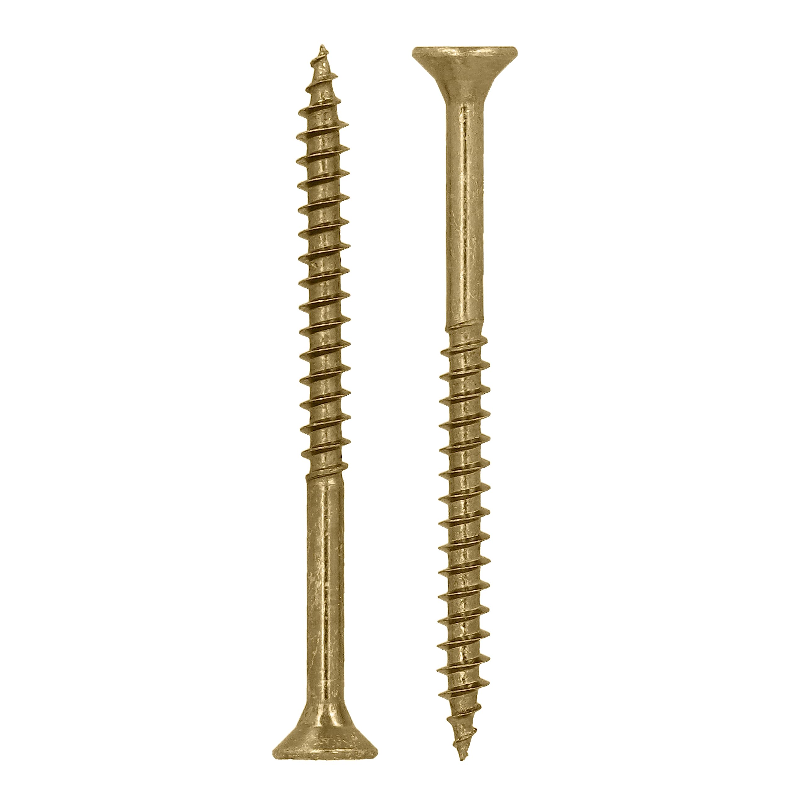 Vite Per Legno, Testa Svasata Taglio A Lama DIN 97, Ottone Grezzo - In - Foto 4