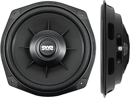 Miniatura 3 de Earthquake Sound X84SWS Sistema de woofer poco profundo de 8 pulgadas subwoofers debajo del asiento con juntas, 4 ohmios (par)