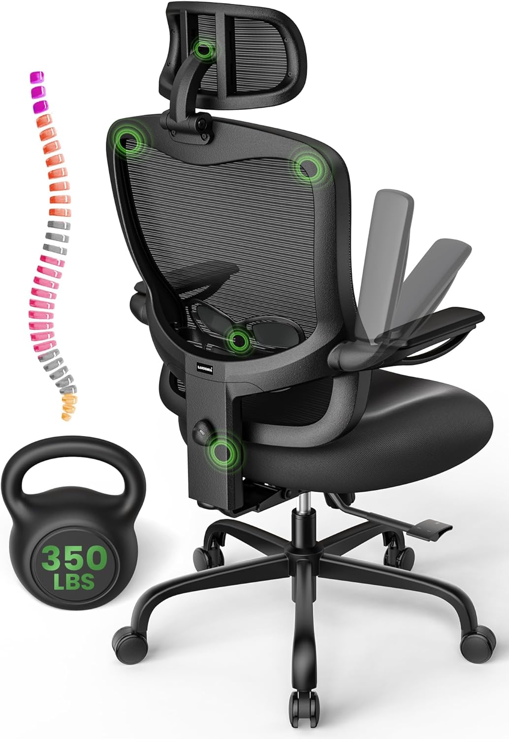 Ergonomic Office Chair Big and Tall 350LBS Bangladesh Ubuy