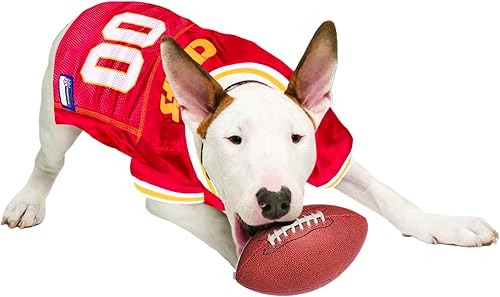 Miniatura 5 de NFL Pet Jersey. Camiseta para perro con licencia de fútbol más cómoda. 32 equipos NFL disponibles en 7 tamaños. Camiseta de fútbol para perros,