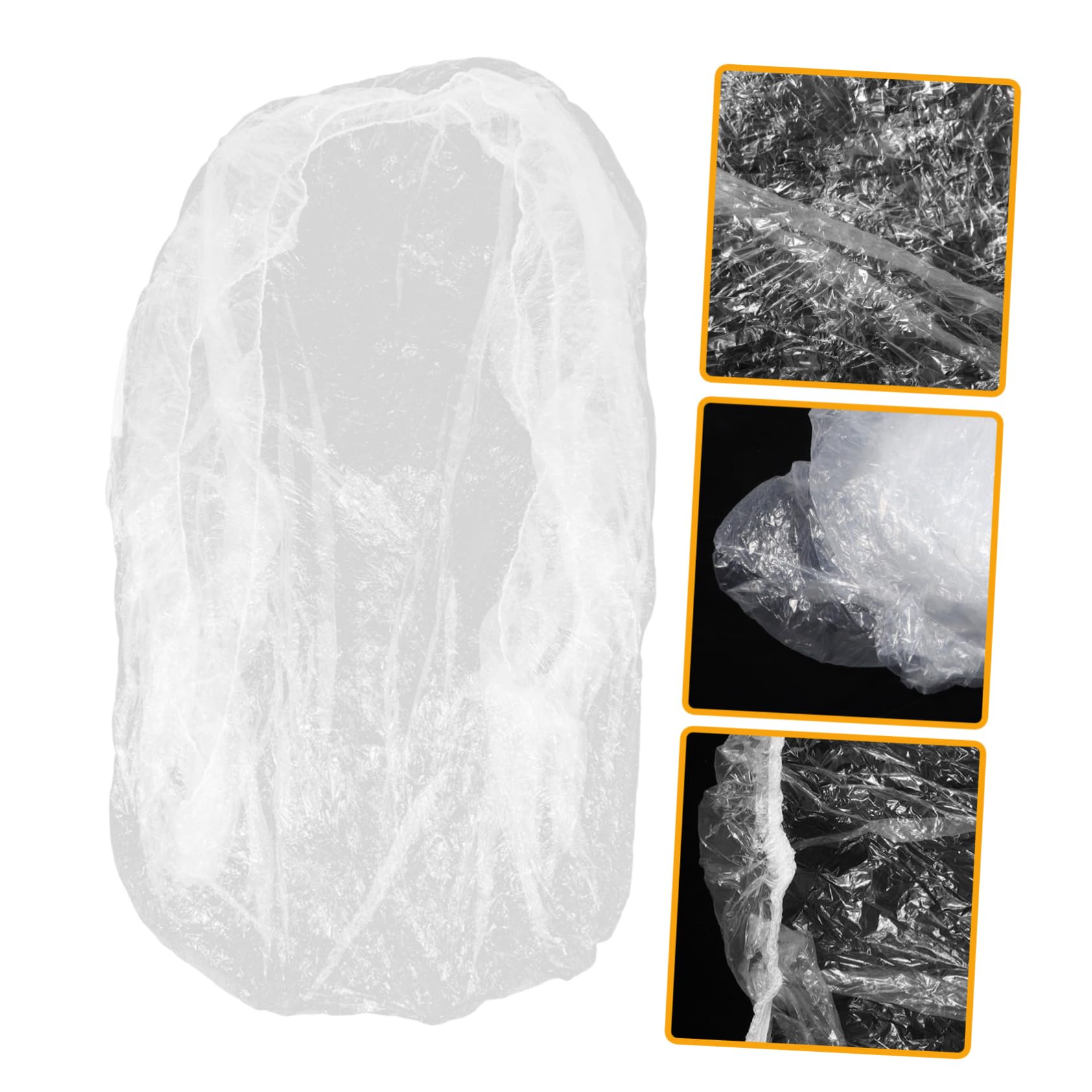 Zerodeko Disposable Plastic Car Cover for Suvs Pe Rain Cover Visibility for Outdoor and Indoor Use — view 4