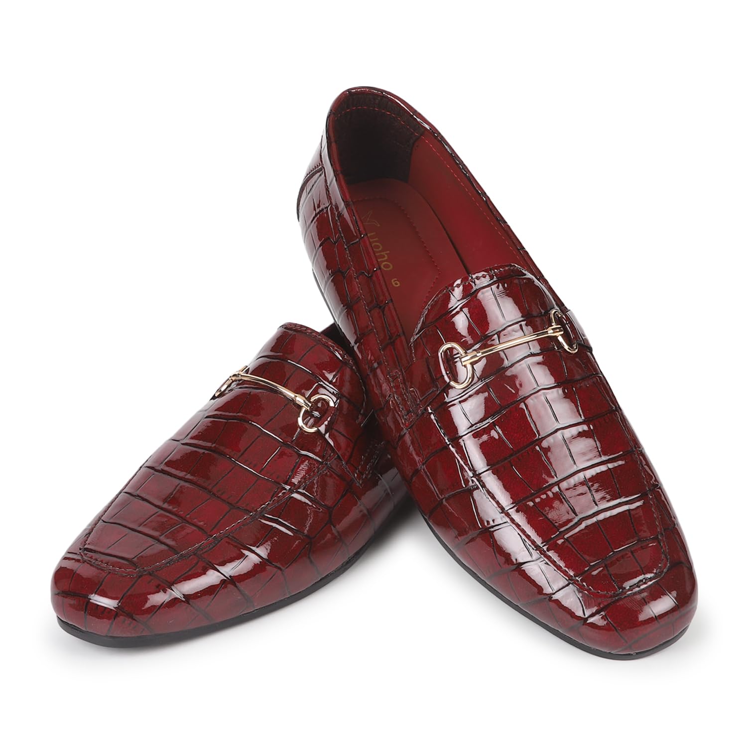 YOHO Bliss Comfortable Slip On Formal Loafer for Women | Stylish Fashion Moccasins Range | Cushioned Footbed Finish | Flexible | Style & All-Purpose | Formal Office Wear Shoe Wine (B0CB67VL28) Amazon Price History, Amazon Price Tracker