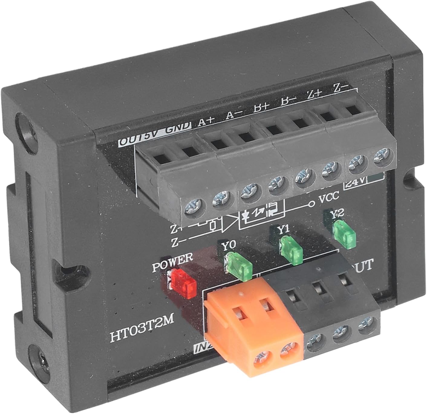 NPN PNP Converter Module, 3 Channel 0~2MHz 4-20mA Converter Easy Installation for Encoder (24V)