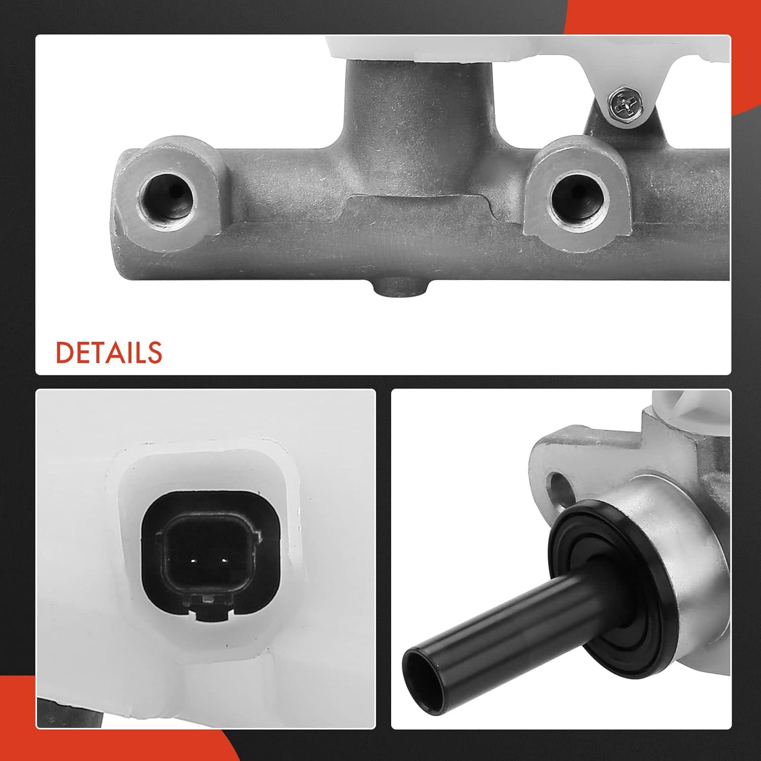 A-Premium Brake Master Cylinder with Reservoir and Cap Compatible with Acura and Honda Vehicles - For Accord 2005-2007, TL 2005-2008 - Replaces 46100SDBA11