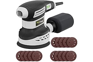 Deion Sander Orbital Sander 3.0AMP(360W),14000RPM Random Orbit Sander Tool with 6 Variable Speeds