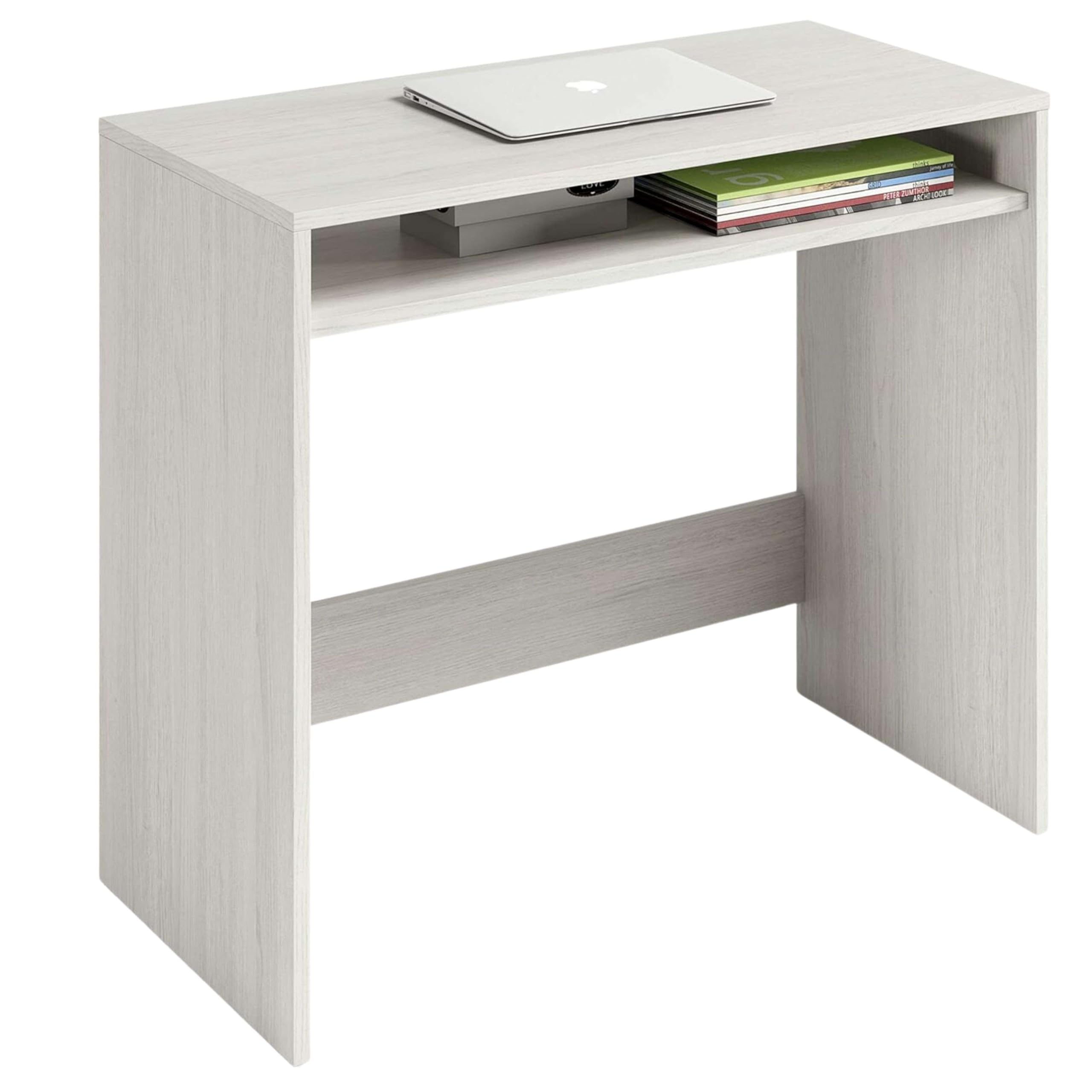 Miroytengo Pack Habitación Juvenil Infantil Rosa Gris Blanco Alpes (Cama Nido + Estante + Armario + Escritorio + estantería) con Somieres
