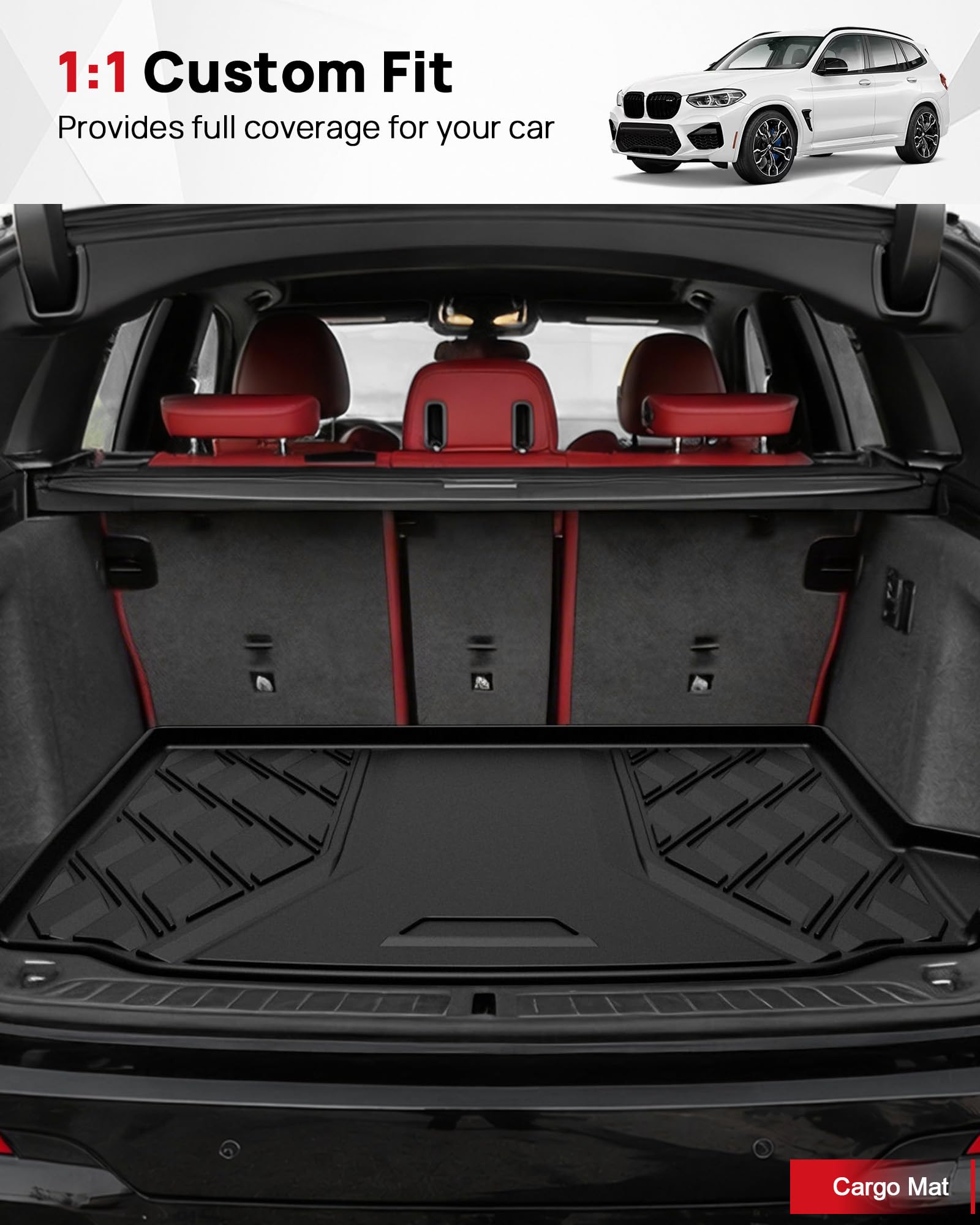 Amazon | BMW X3 2018-2024 G01用オリジナルカーゴライナー | カスタム